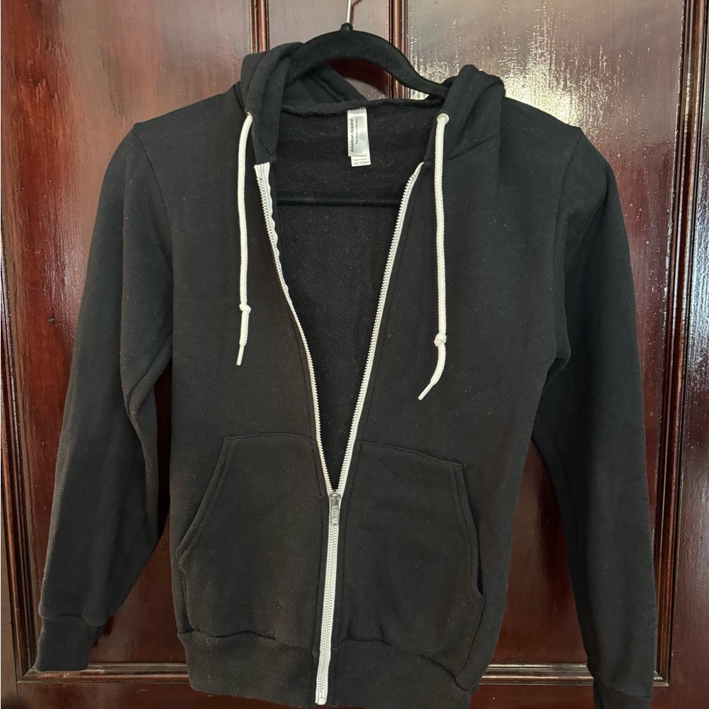 American Apparel Black Fleece Hoodie
